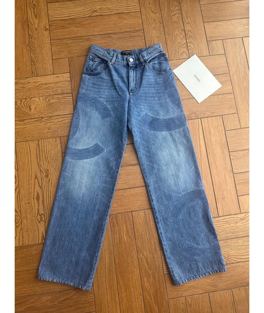 CHANEL Темно-синие прямые джинсы, фото 7
