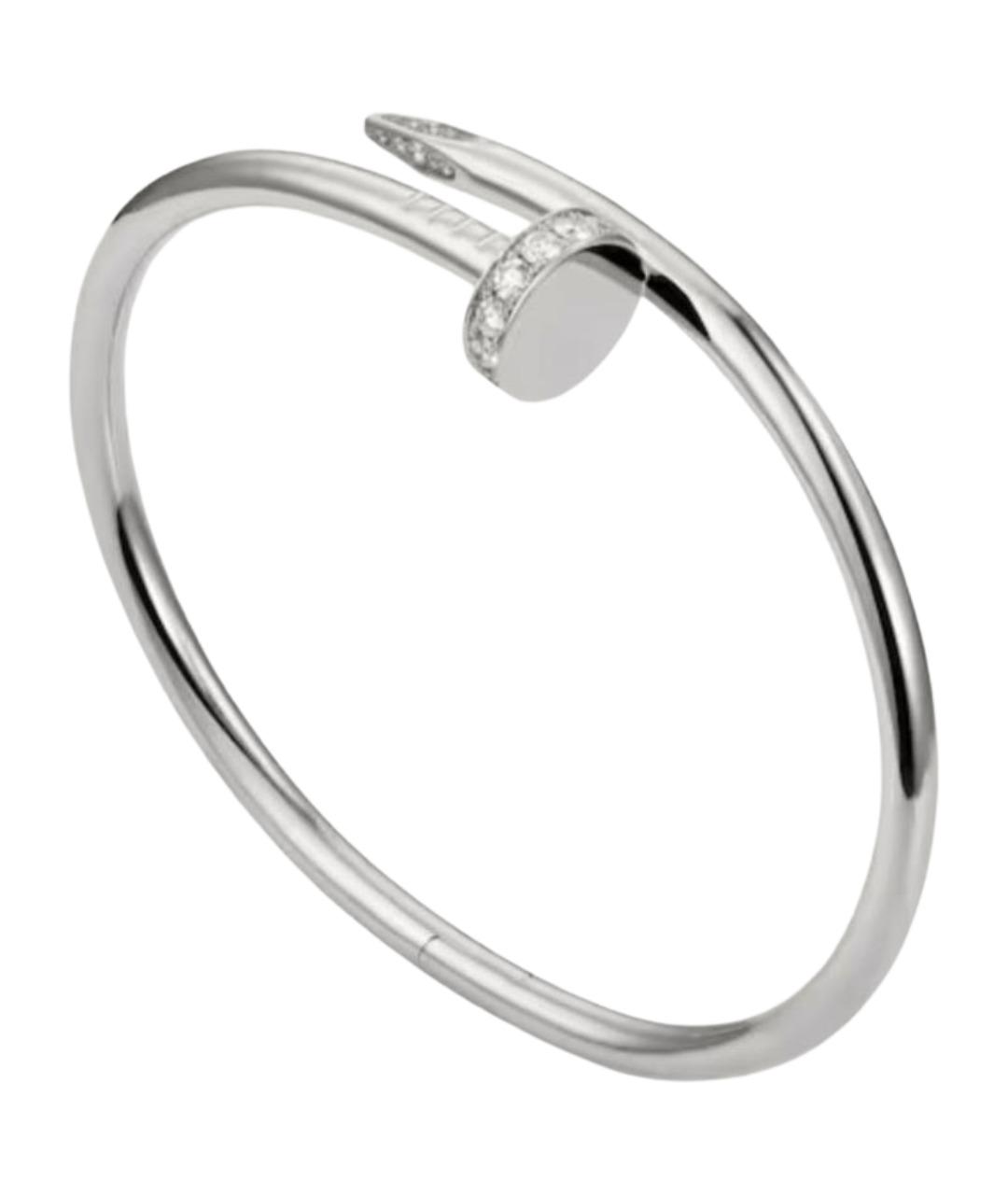 CARTIER Серебрянный браслет из белого золота, фото 1