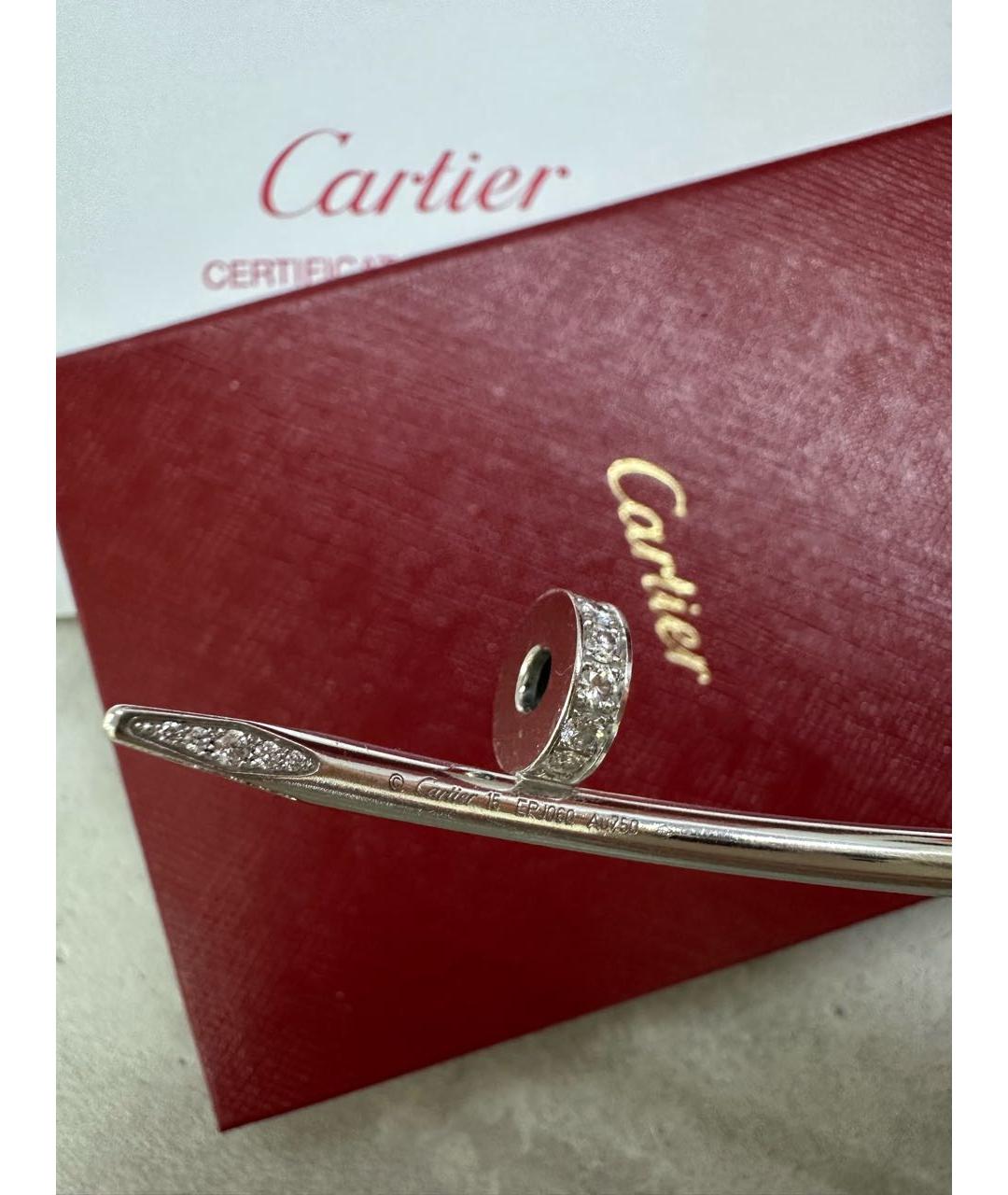 CARTIER Серебрянный браслет из белого золота, фото 4