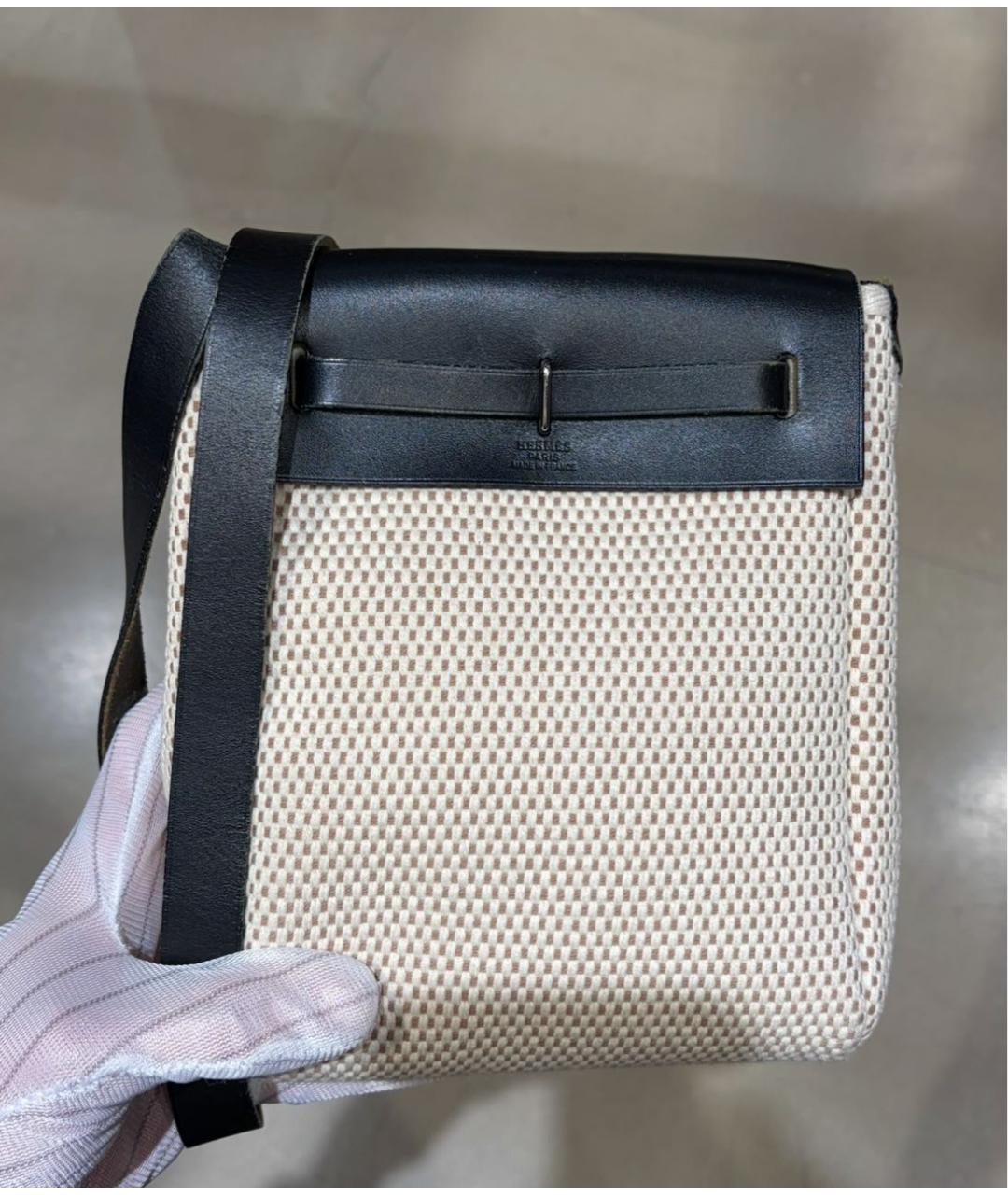 HERMES Тканевая сумка через плечо, фото 3