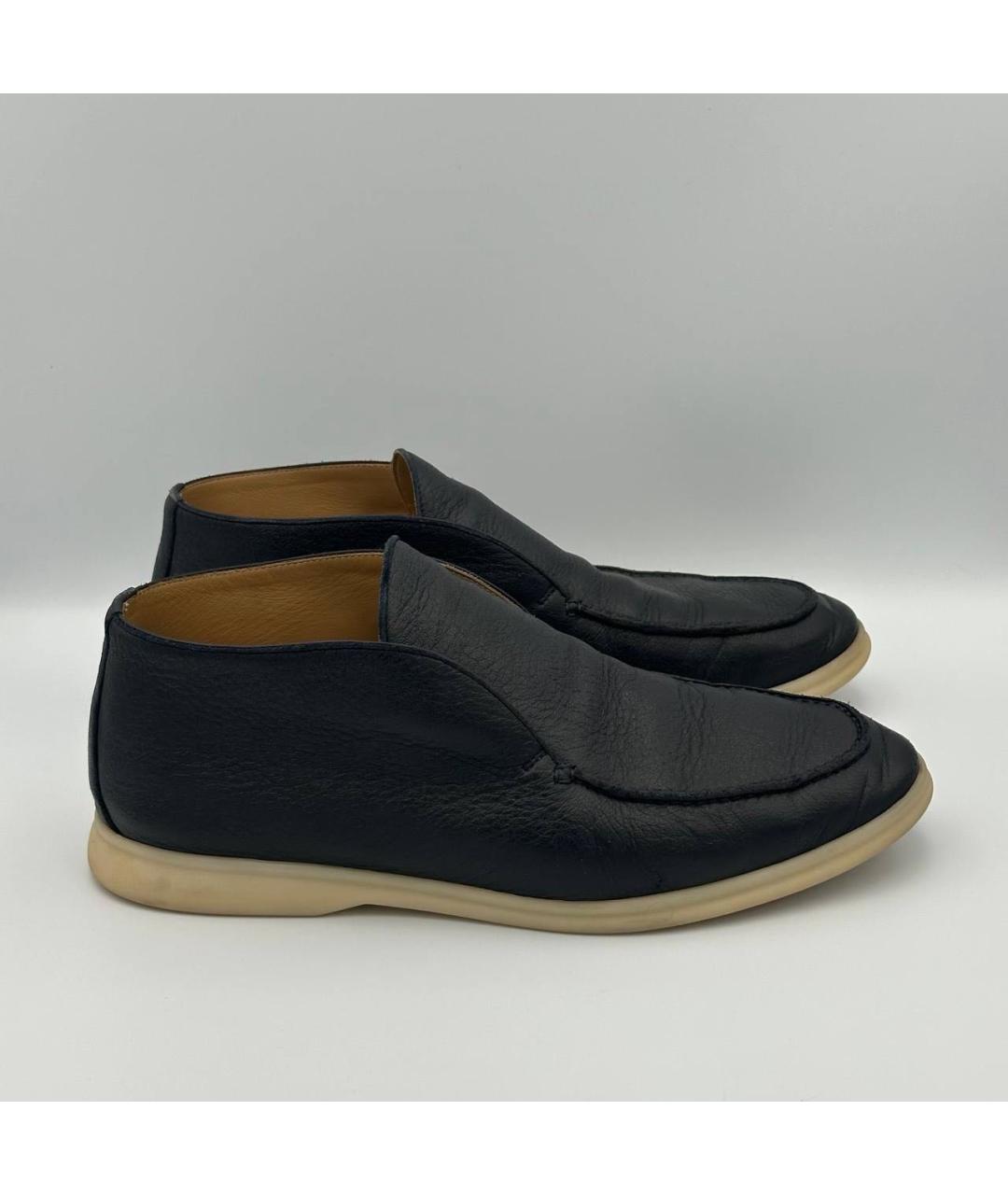 LORO PIANA Черные лоферы, фото 6