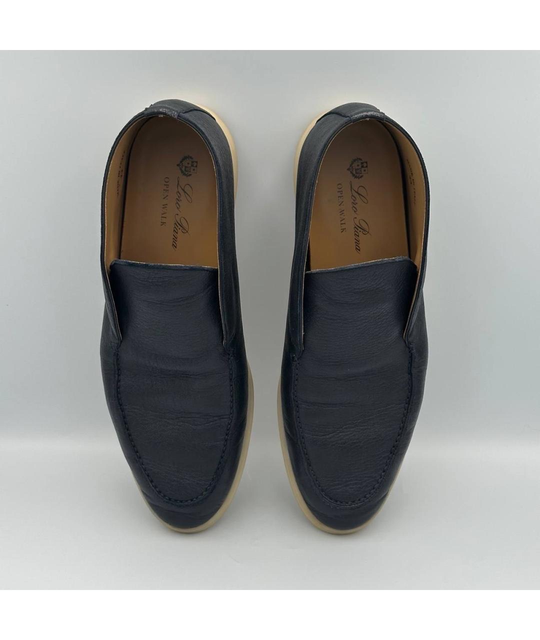LORO PIANA Черные лоферы, фото 3
