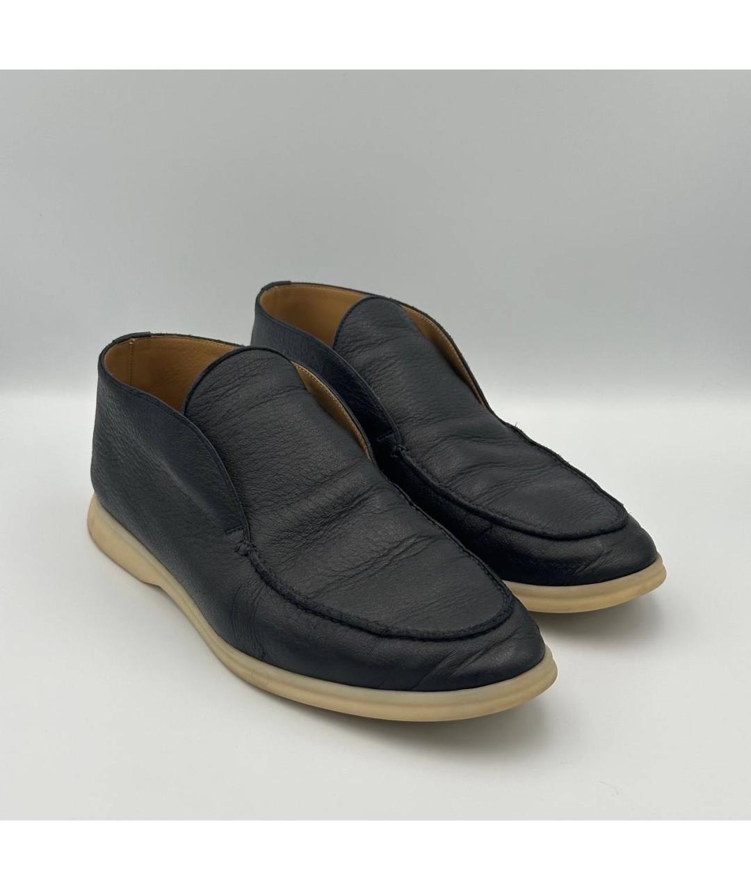 LORO PIANA Черные лоферы, фото 2