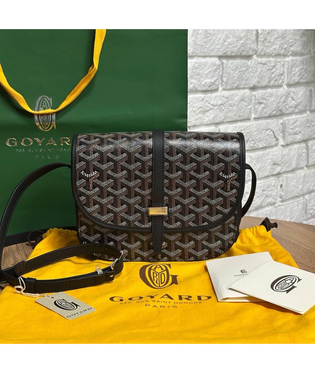 GOYARD Черная сумка на плечо, фото 2