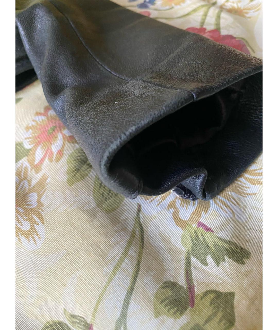 MICHAEL MICHAEL KORS Черная кожаная куртка, фото 6