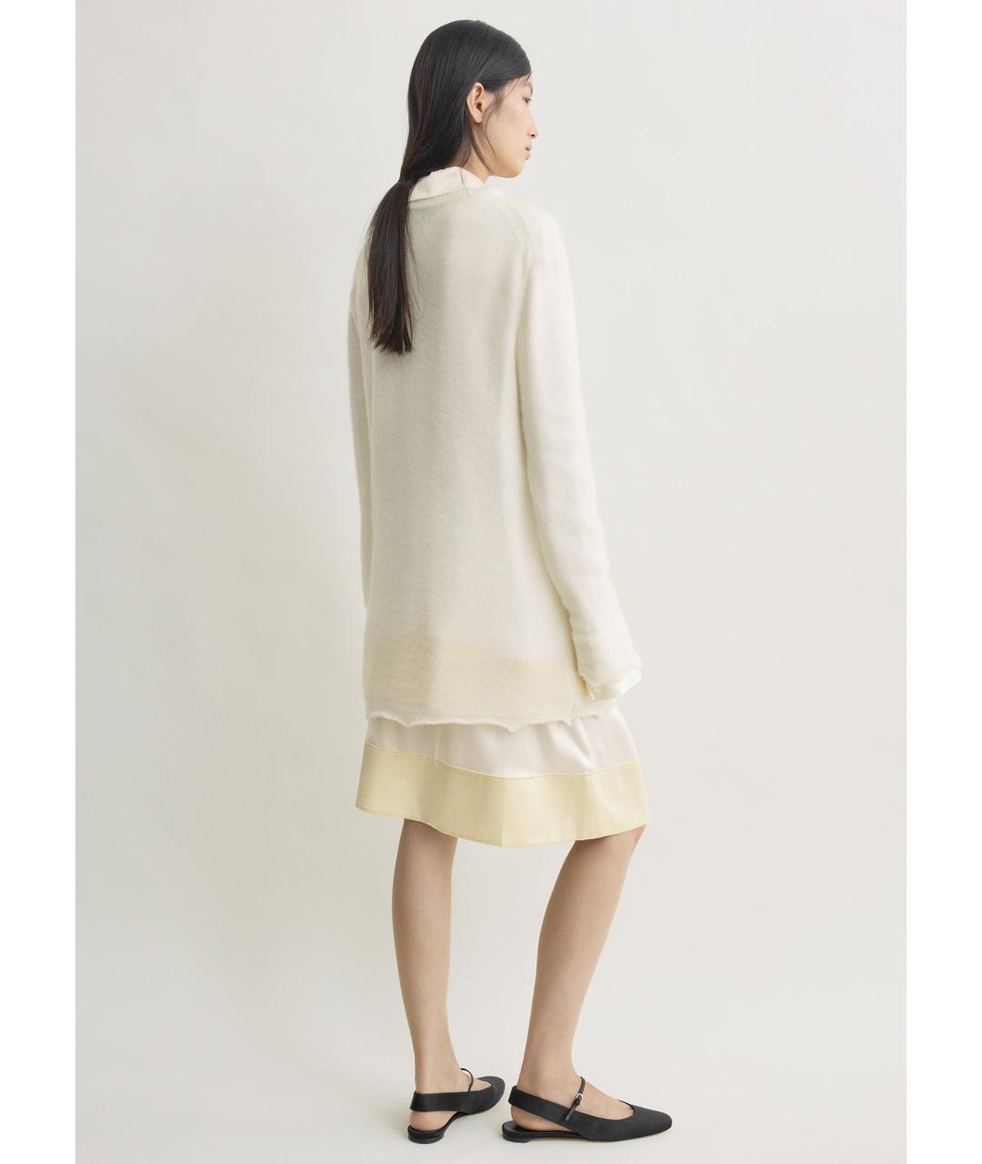 TOTEME Белый шерстяной джемпер / свитер, фото 5