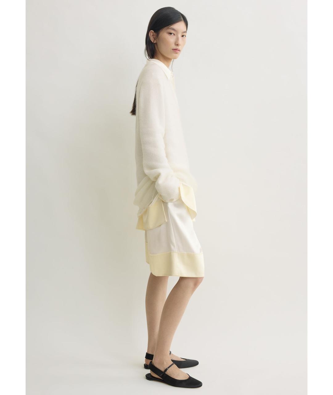 TOTEME Белый шерстяной джемпер / свитер, фото 4