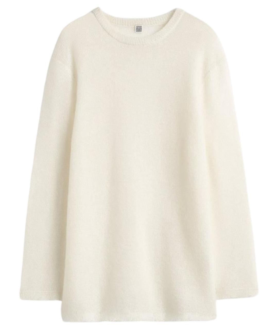 TOTEME Белый шерстяной джемпер / свитер, фото 1