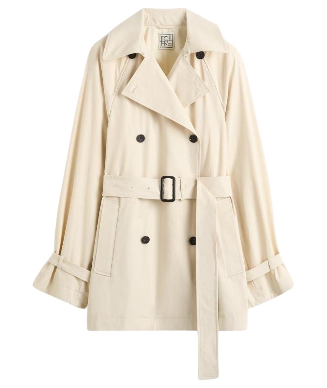 TOTEME Бежевый хлопковый тренч/плащ, фото 1