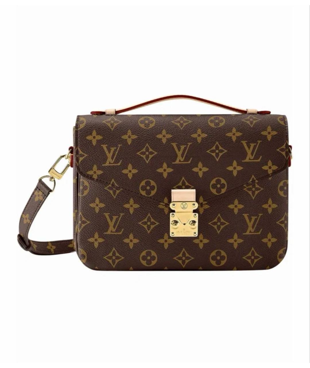 LOUIS VUITTON Коричневая сумка через плечо, фото 9