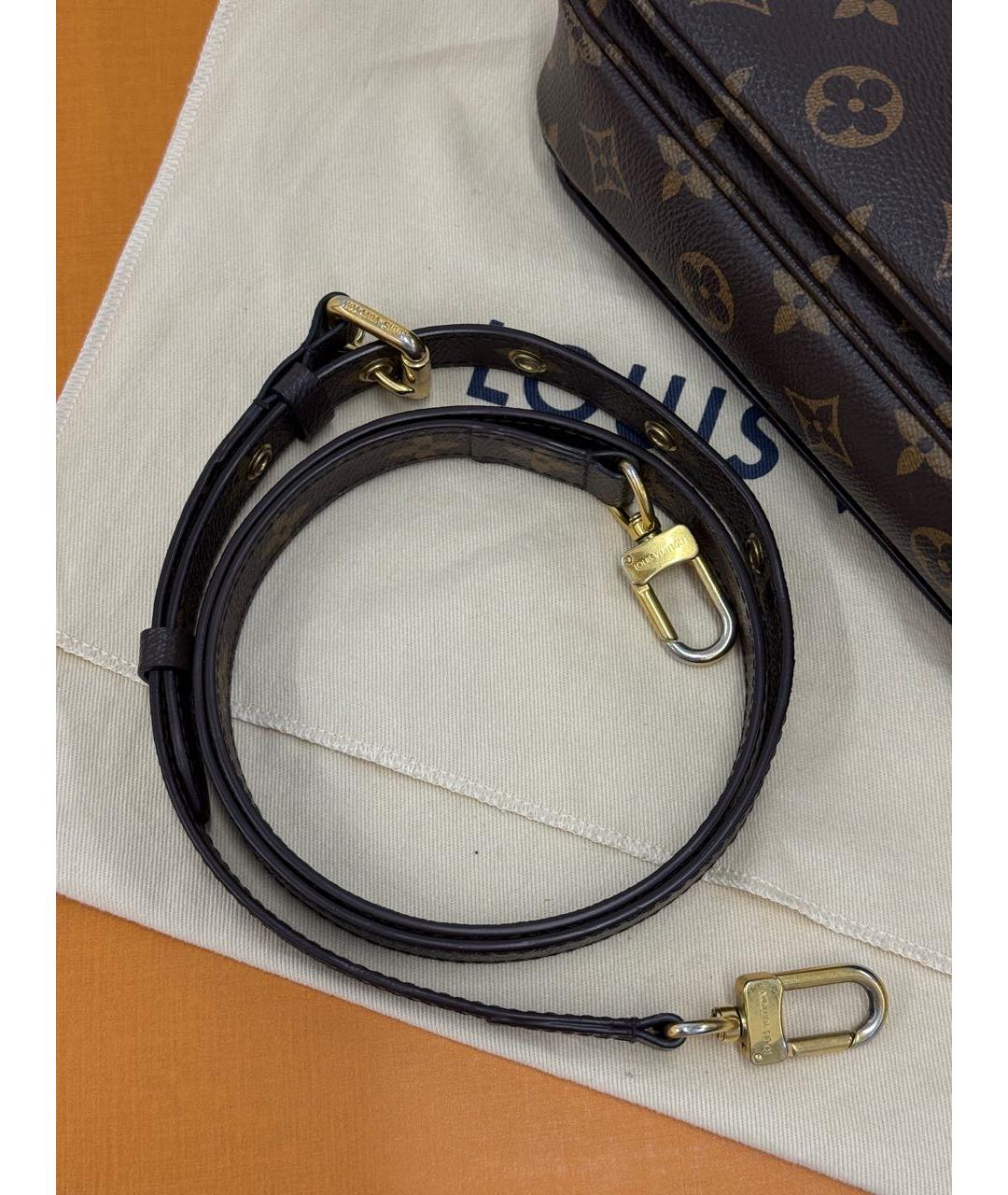 LOUIS VUITTON Коричневая сумка через плечо, фото 7