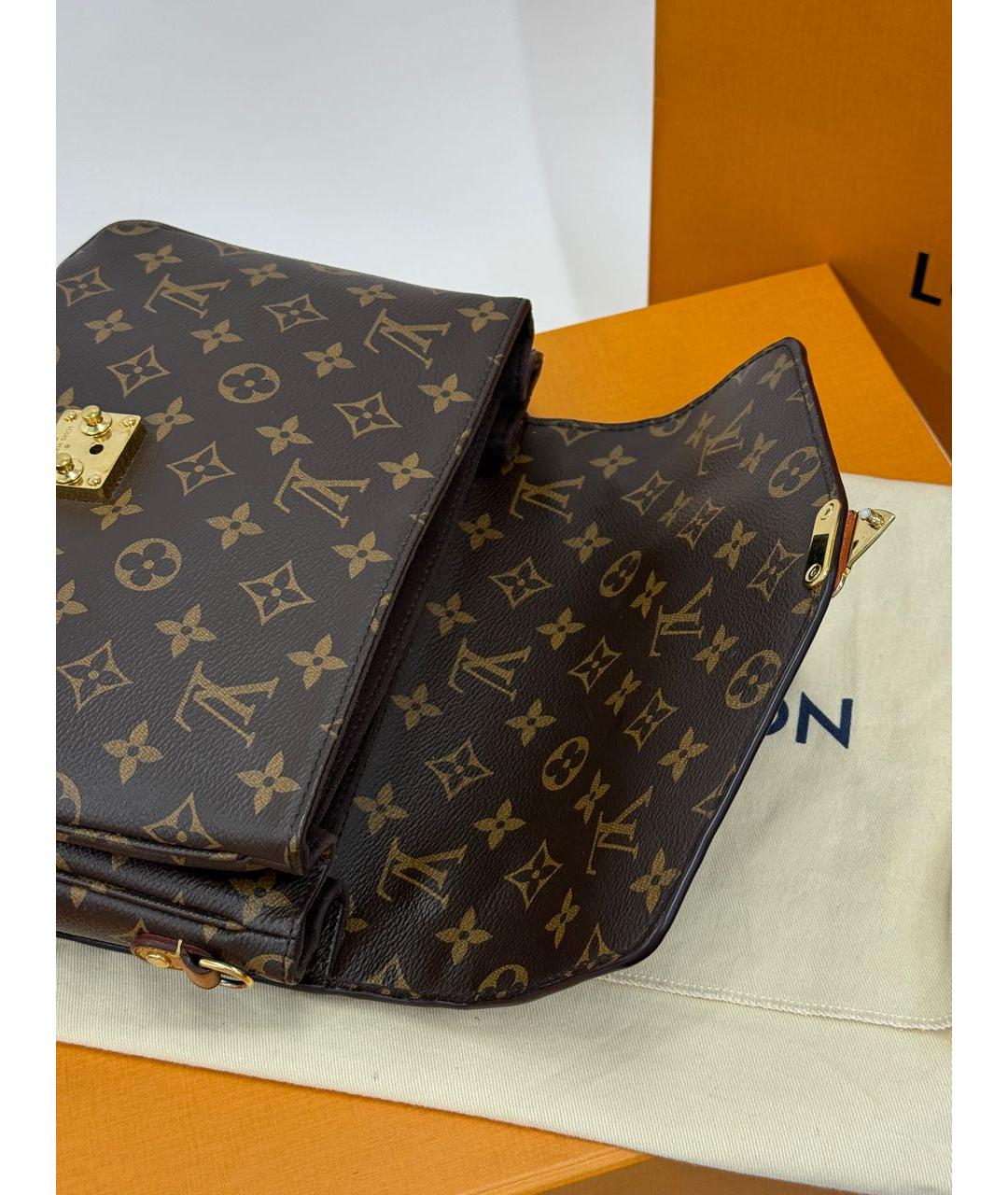 LOUIS VUITTON Коричневая сумка через плечо, фото 5