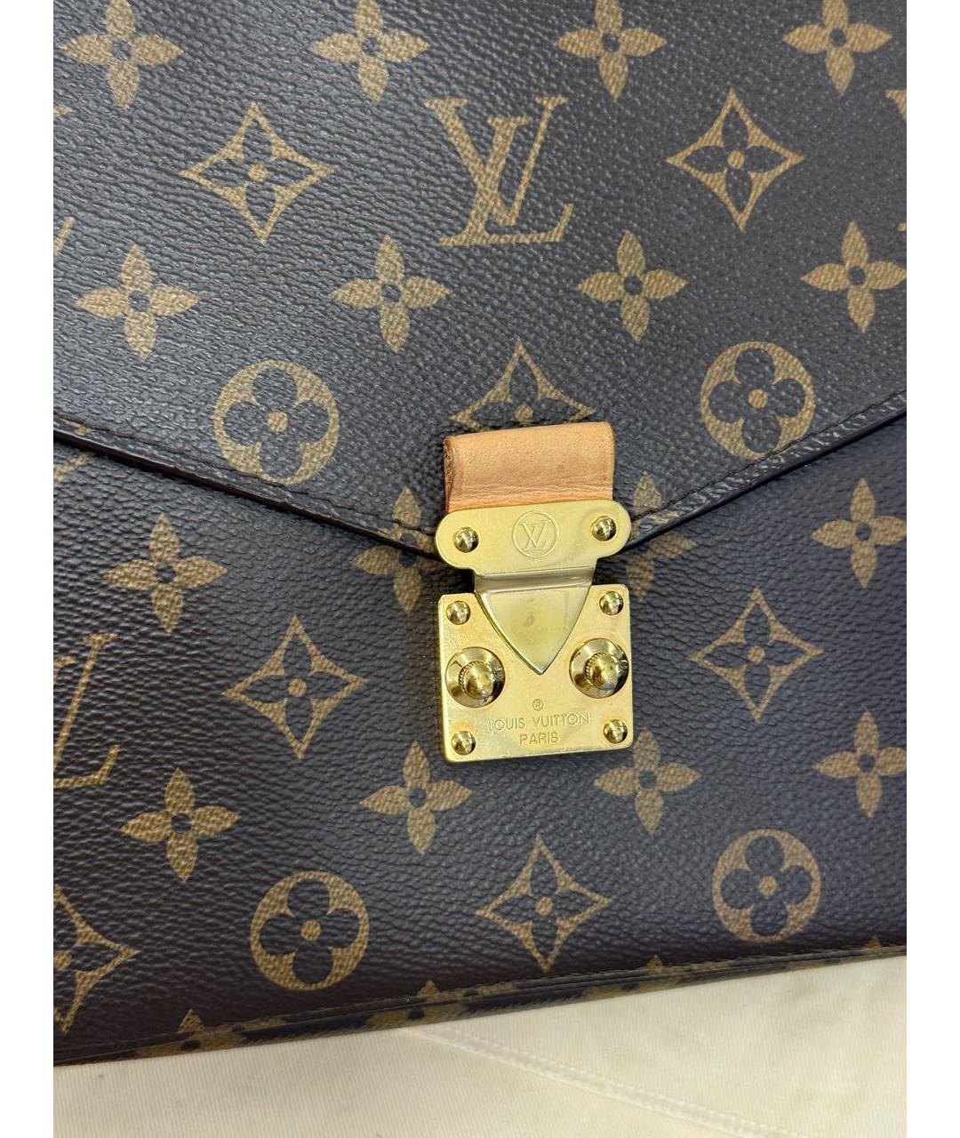 LOUIS VUITTON Коричневая сумка через плечо, фото 8
