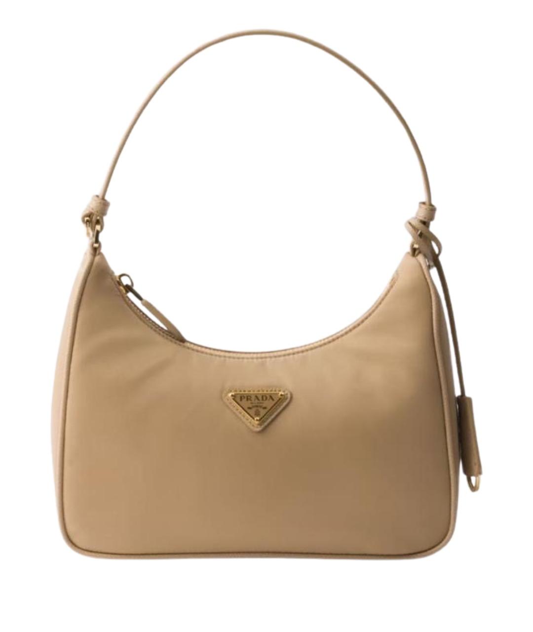 PRADA Бежевая сумка с короткими ручками, фото 1