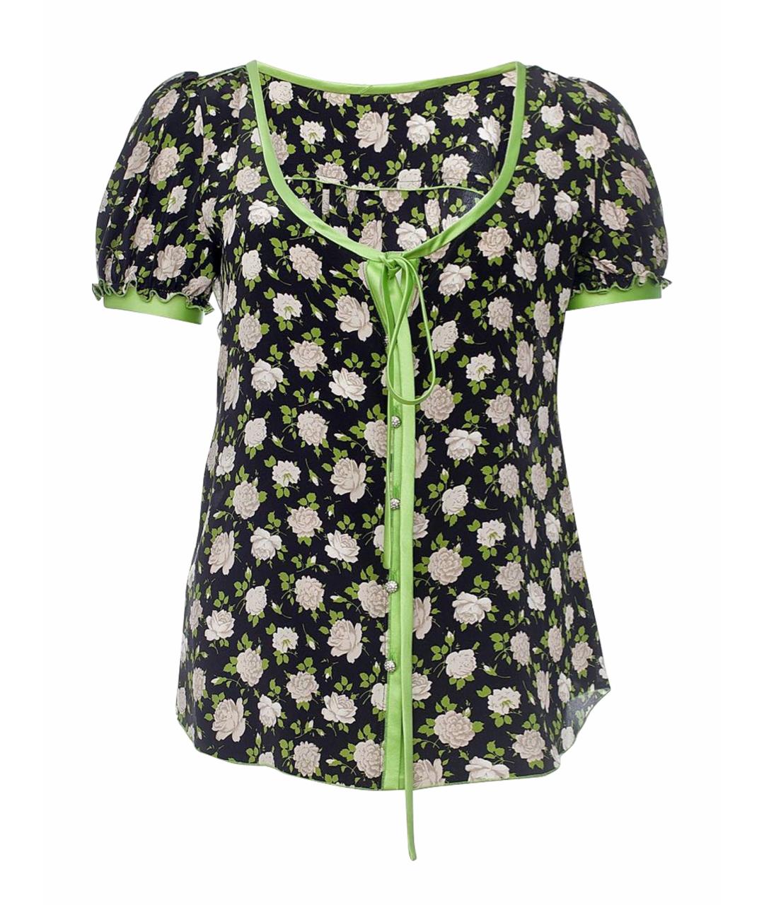 DOLCE&GABBANA Мульти шелковая блузы, фото 1