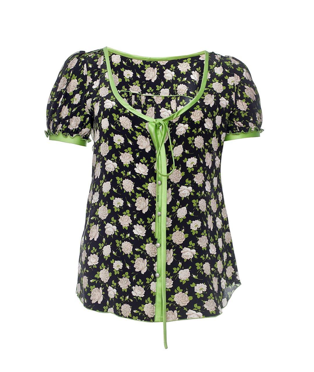 DOLCE&GABBANA Мульти шелковая блузы, фото 9