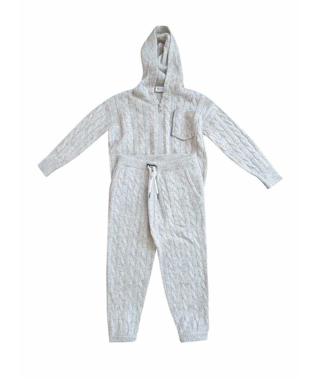 BRUNELLO CUCINELLI Бежевый кашемировый комплект, фото 1