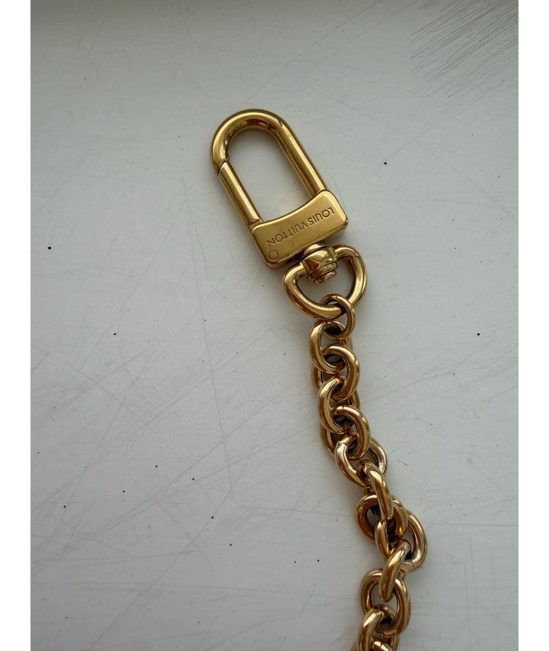 LOUIS VUITTON Золотой брелок, фото 4