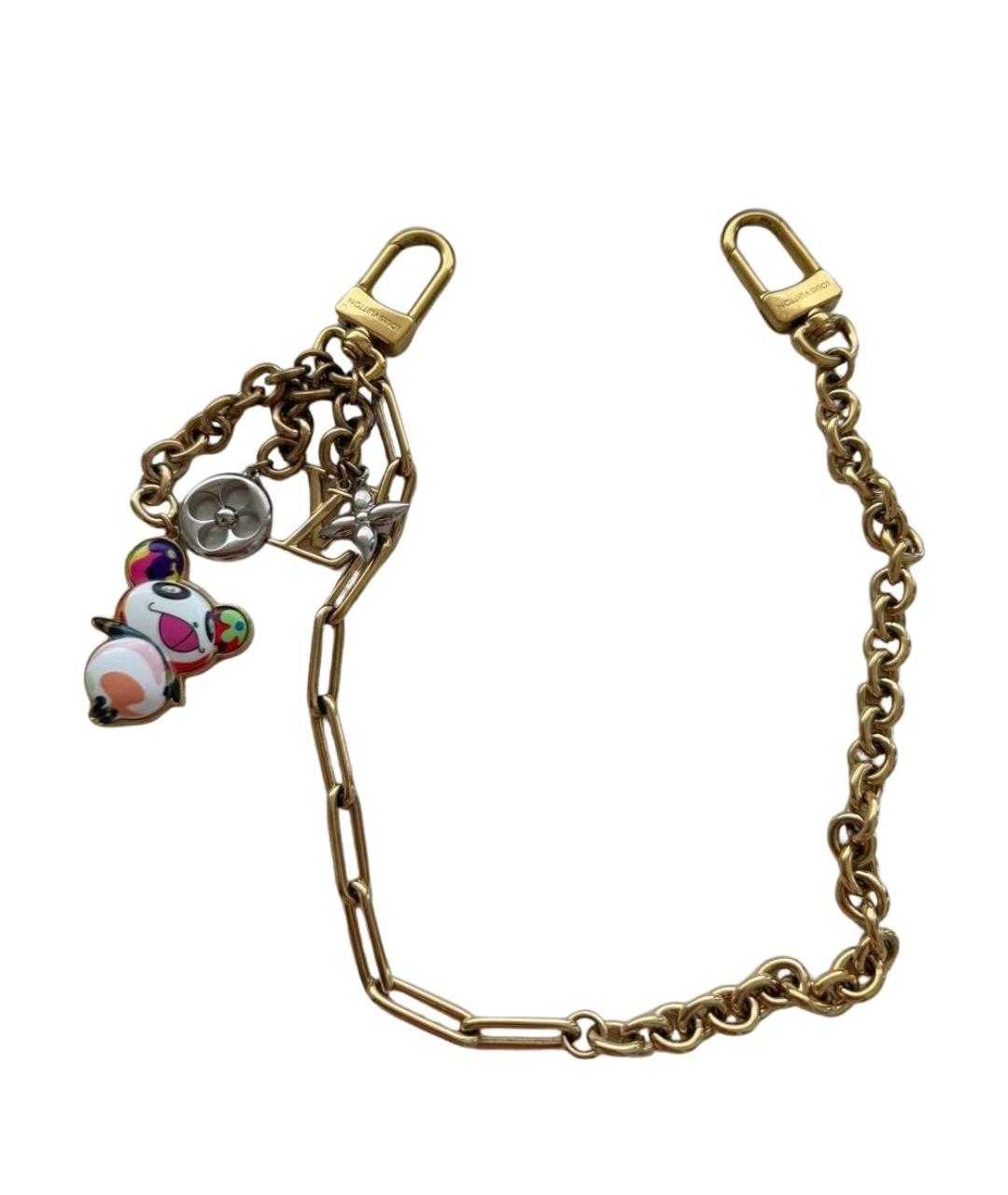 LOUIS VUITTON Золотой брелок, фото 7