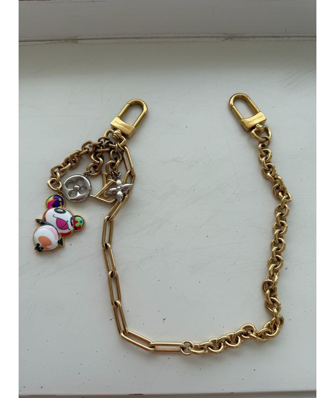 LOUIS VUITTON Золотой брелок, фото 6