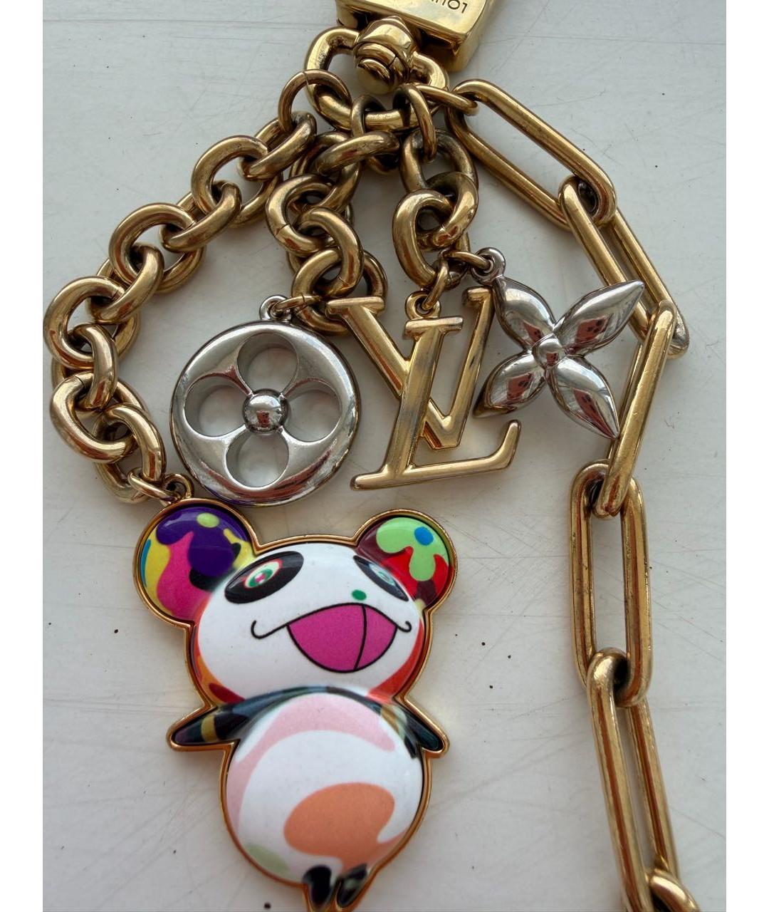 LOUIS VUITTON Золотой брелок, фото 5