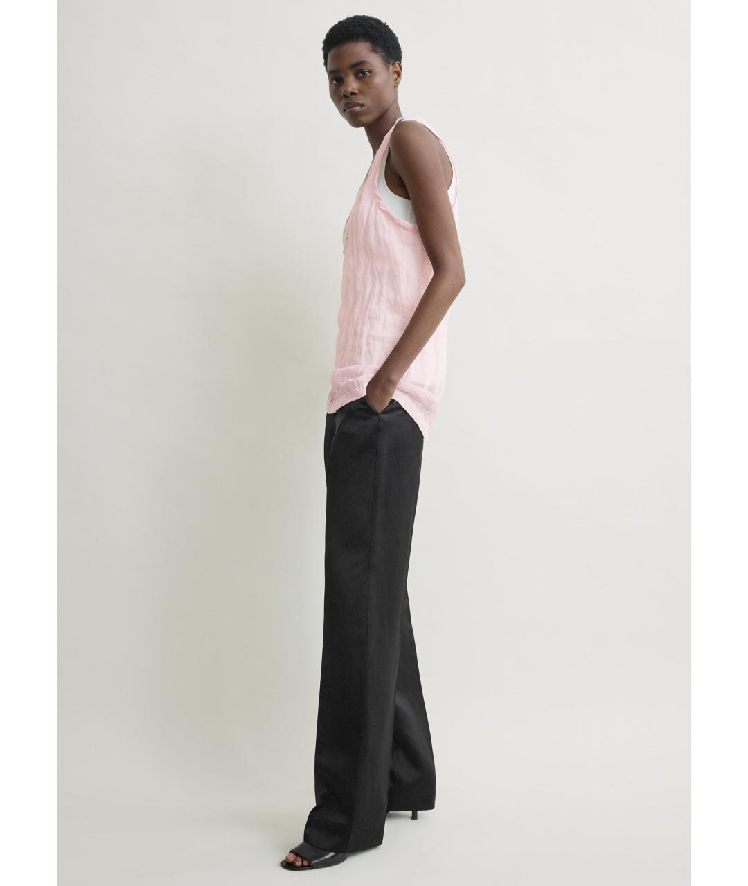 TOTEME Розовая хлопковая майка, фото 4