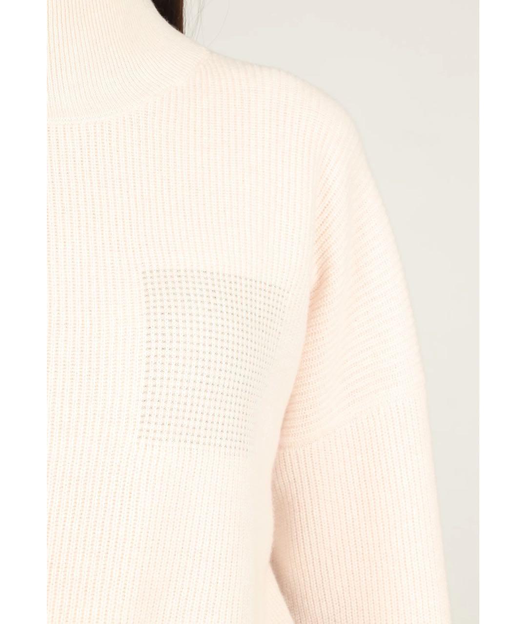 PESERICO Бежевый шерстяной джемпер / свитер, фото 4