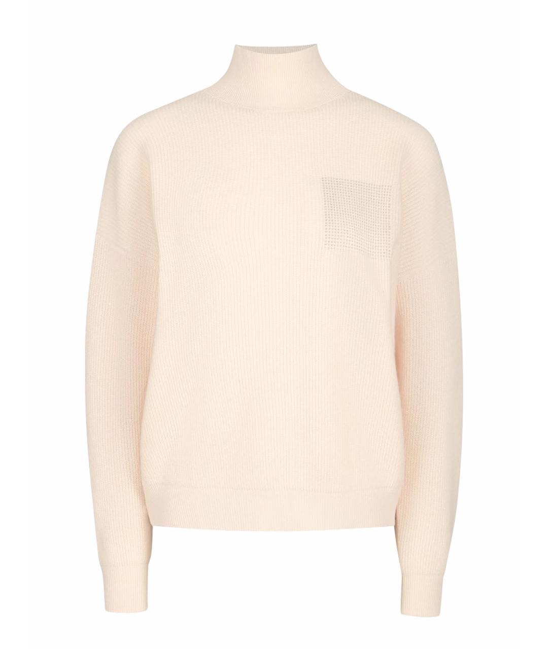 PESERICO Бежевый шерстяной джемпер / свитер, фото 1