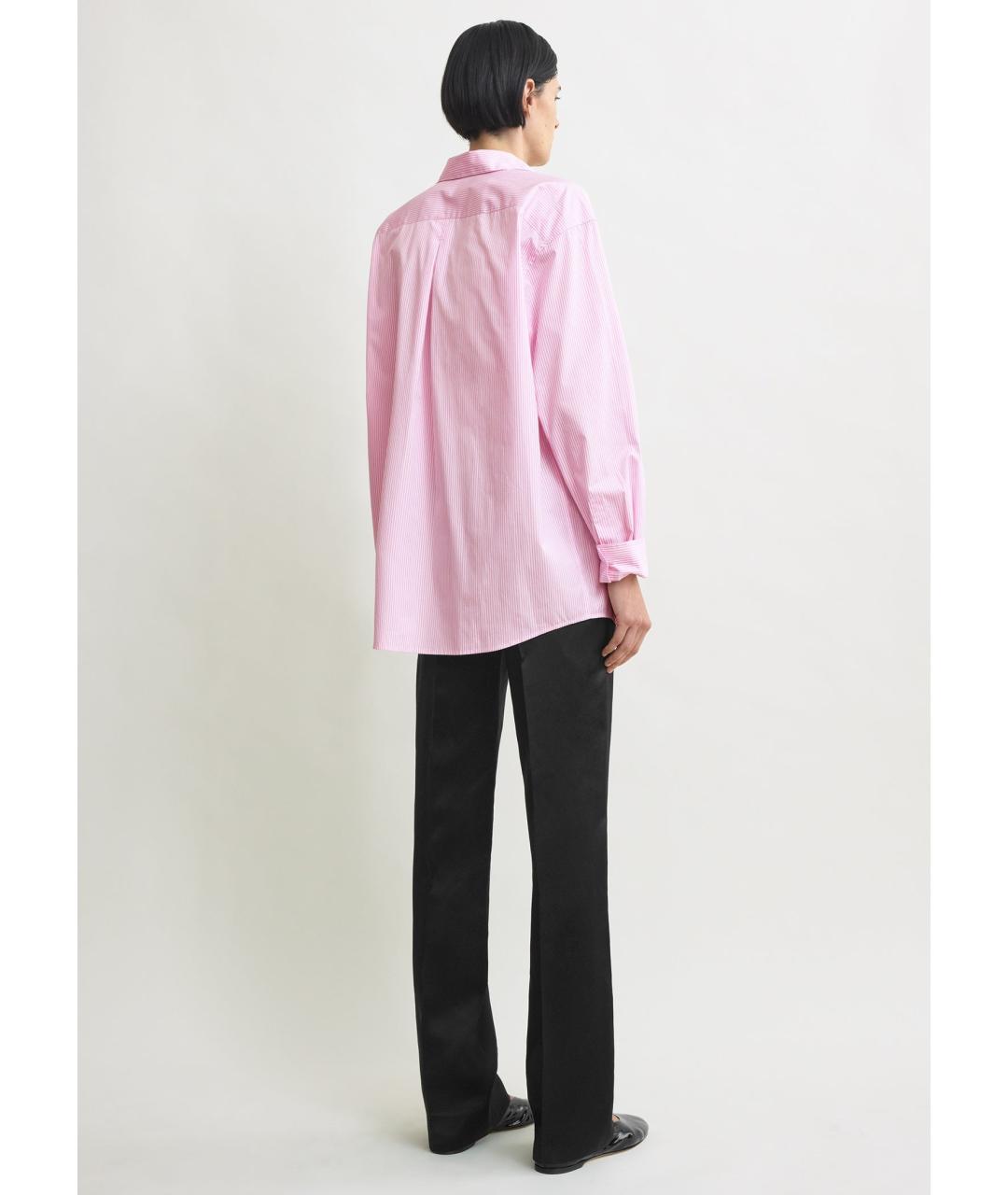 TOTEME Розовая хлопковая рубашка, фото 3