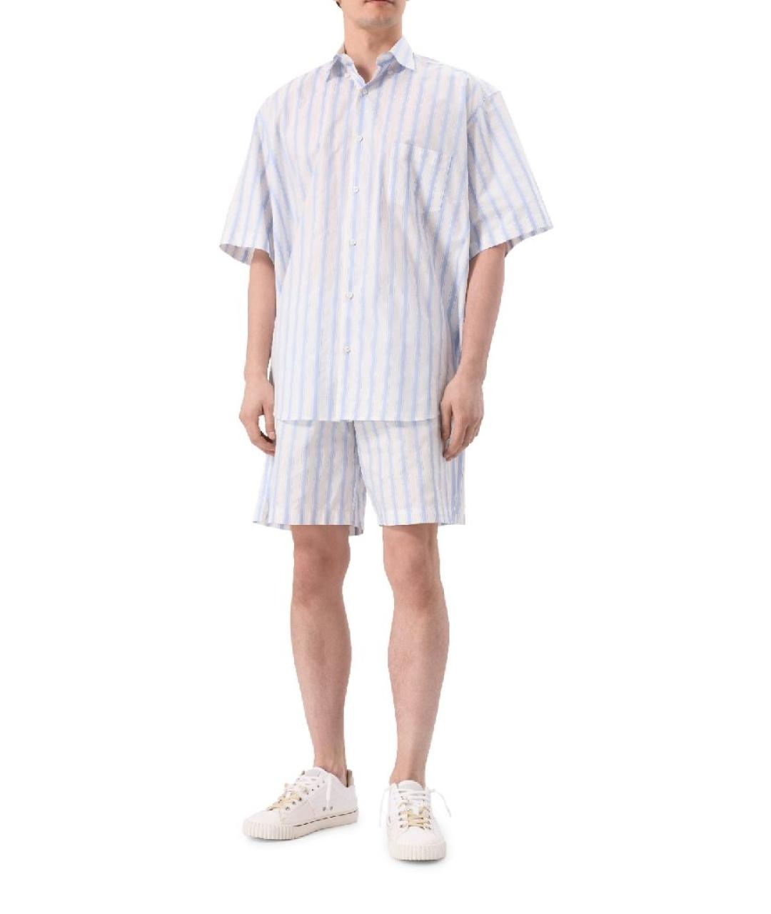 VETEMENTS Белые хлопковые шорты, фото 7