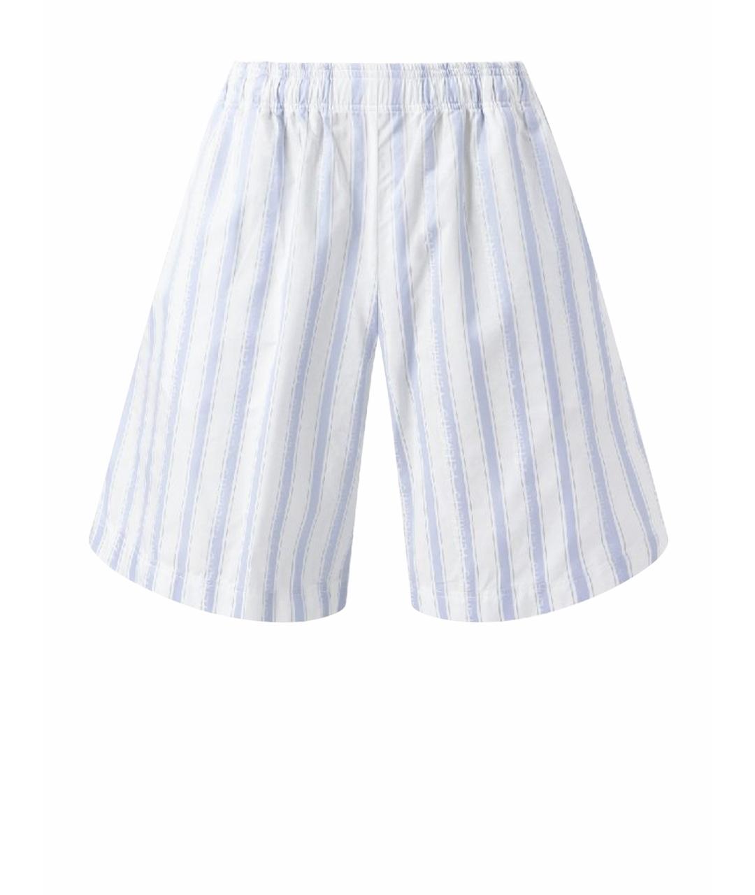 VETEMENTS Белые хлопковые шорты, фото 1