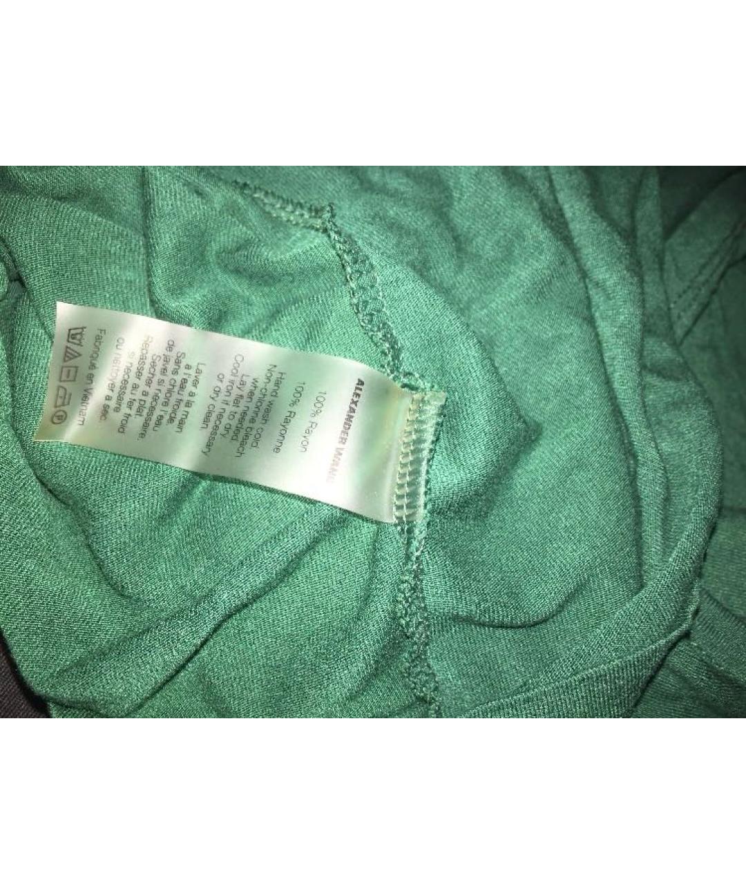 ALEXANDER WANG Зеленая майка, фото 5