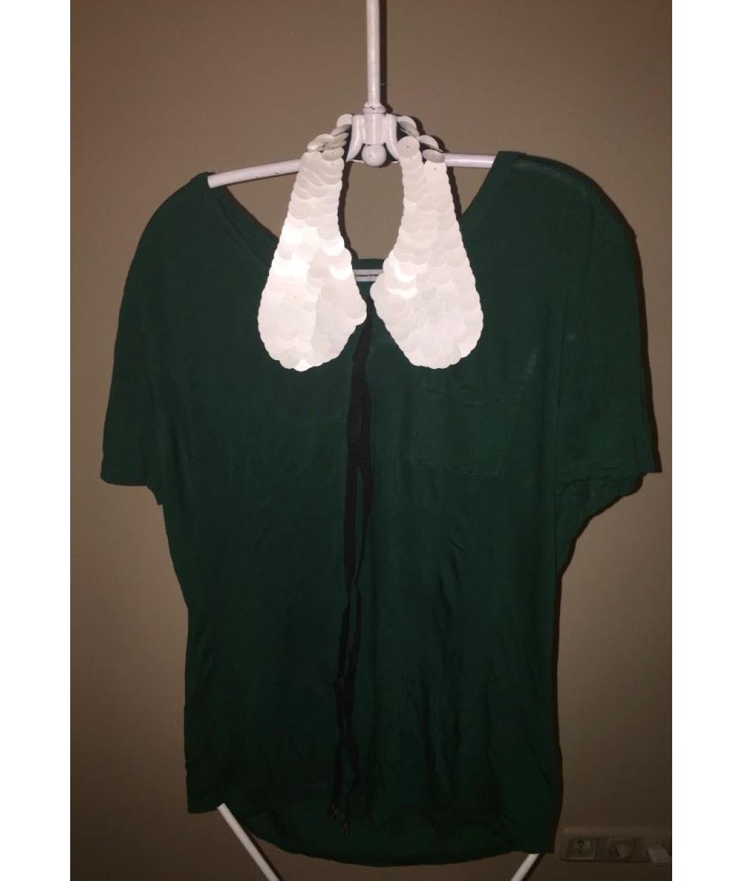 ALEXANDER WANG Зеленая майка, фото 7