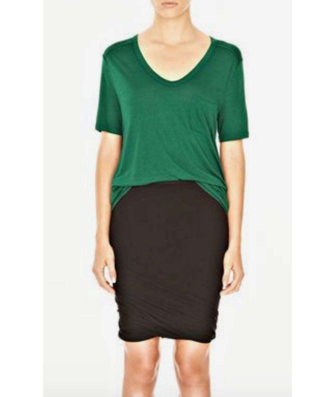 ALEXANDER WANG Зеленая майка, фото 8