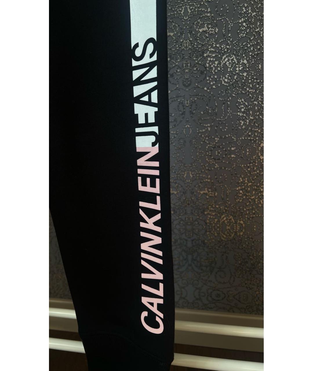 CALVIN KLEIN Черный хлопковый спортивные костюмы, фото 5