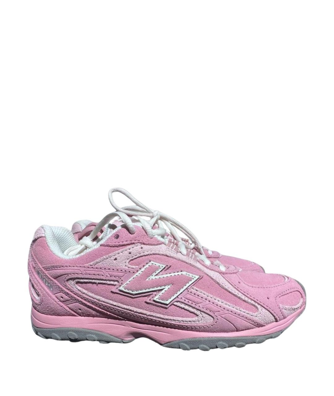 NEW BALANCE Розовые замшевые кроссовки, фото 1