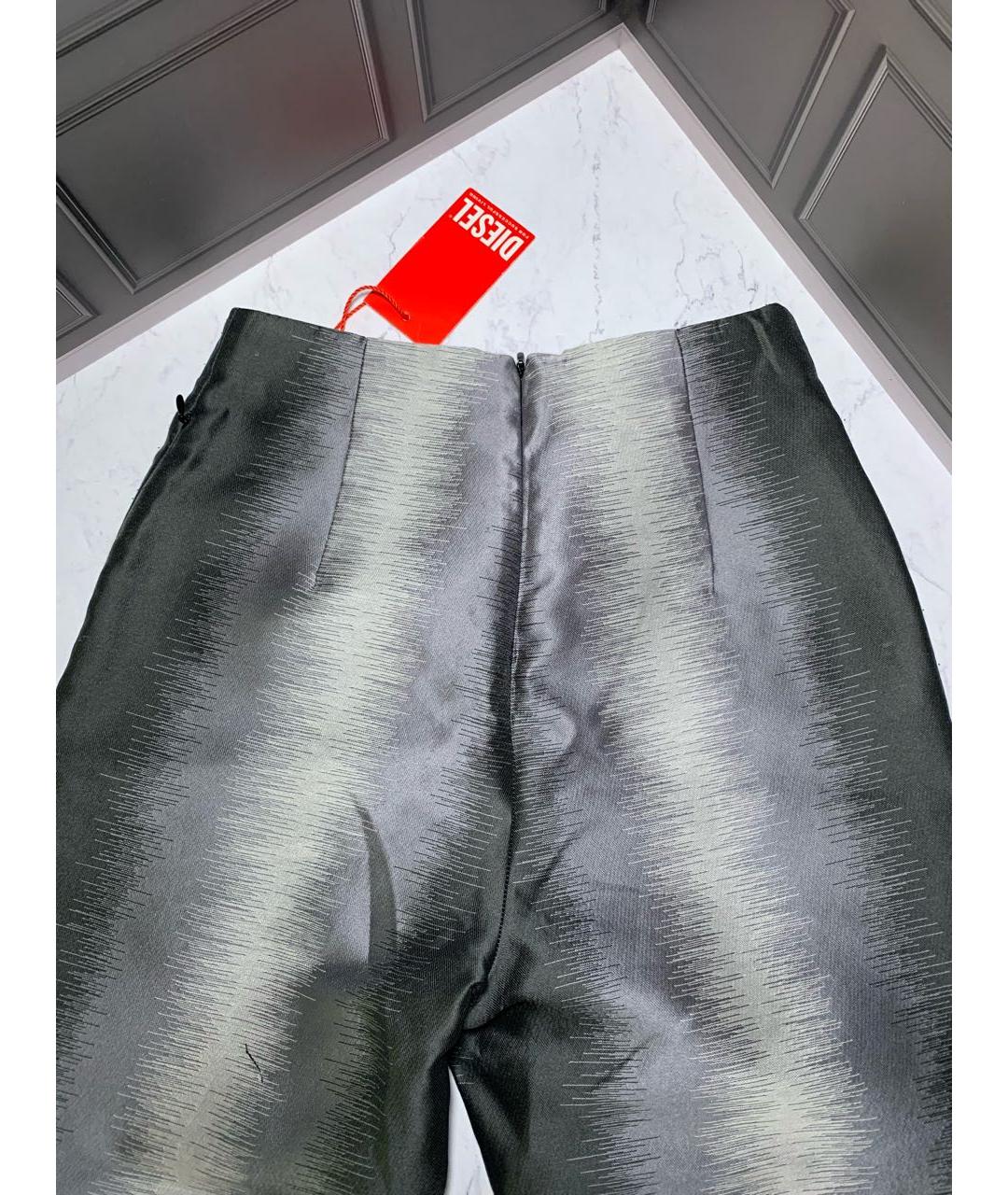 DIESEL Серые прямые брюки, фото 7