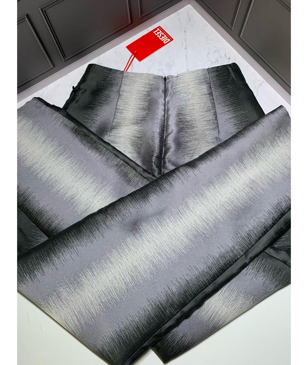 DIESEL Серые прямые брюки, фото 5