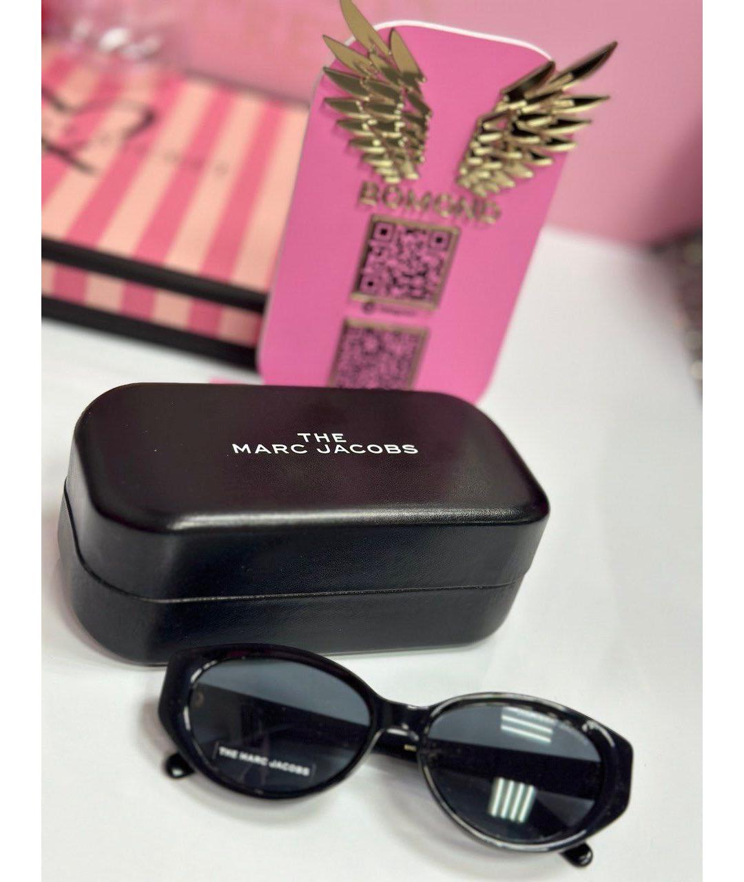 MARC JACOBS Черные пластиковые солнцезащитные очки, фото 2