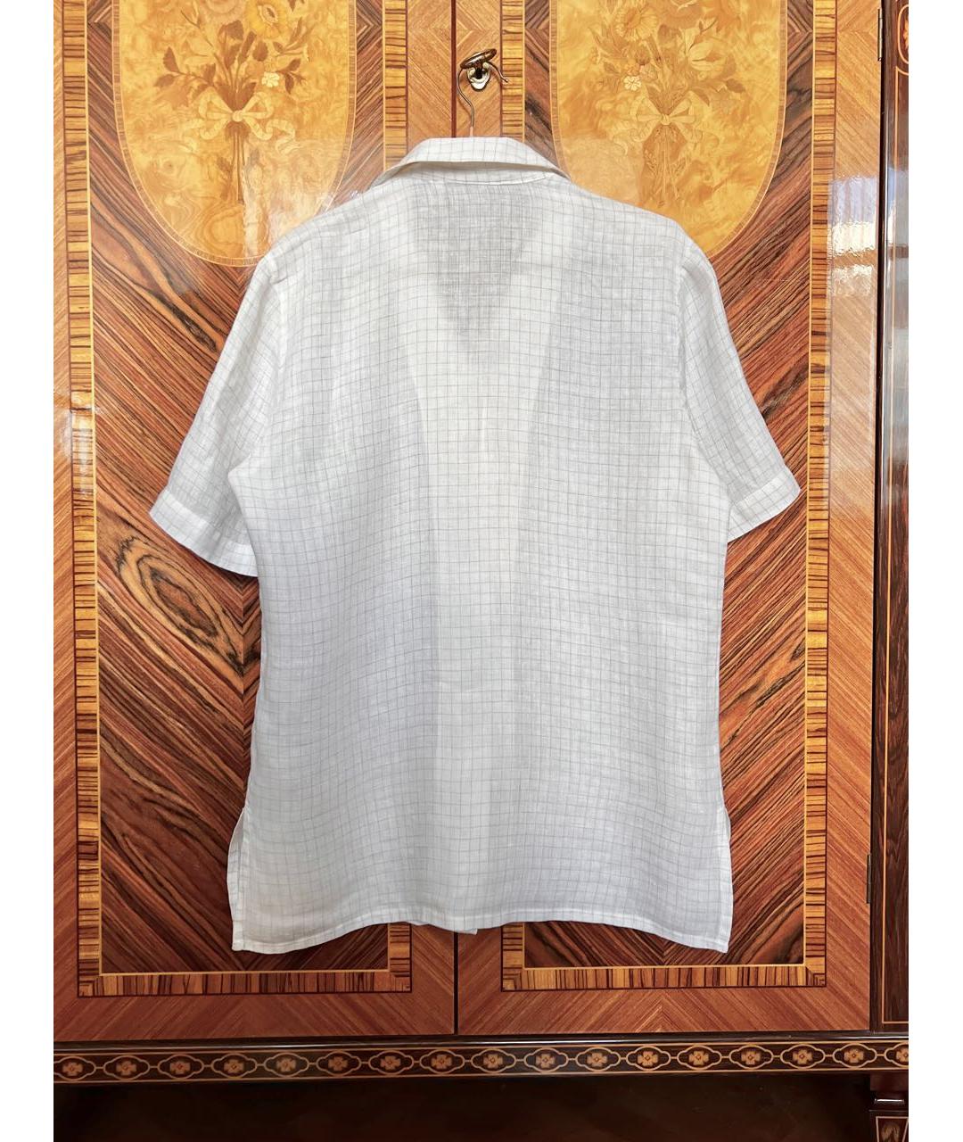 BURBERRY Белая льняная рубашка, фото 2