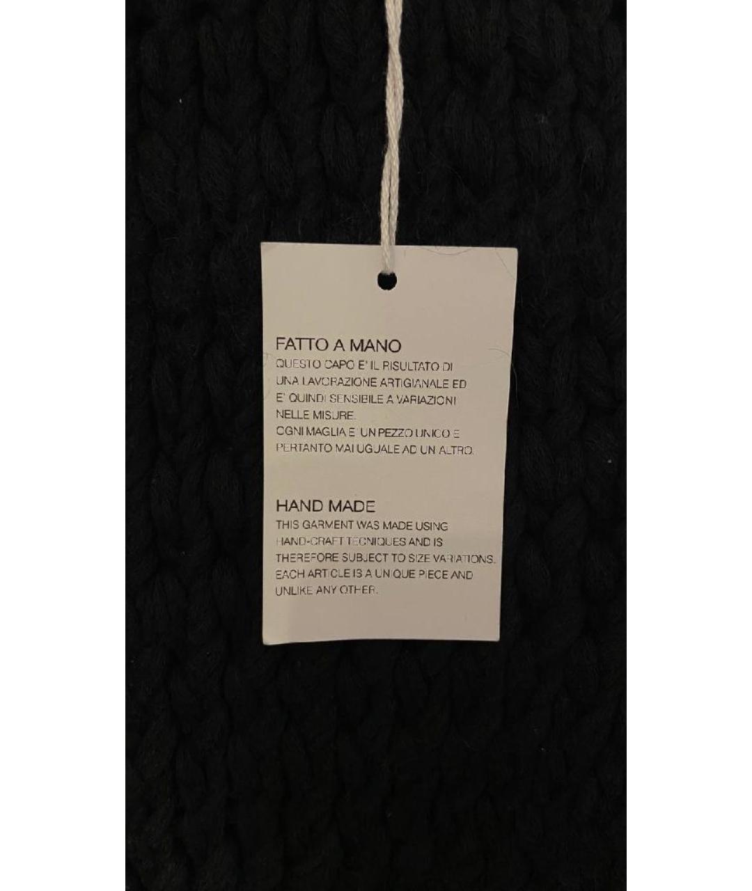 MAISON MARGIELA Черная шерстяная жилетка, фото 4