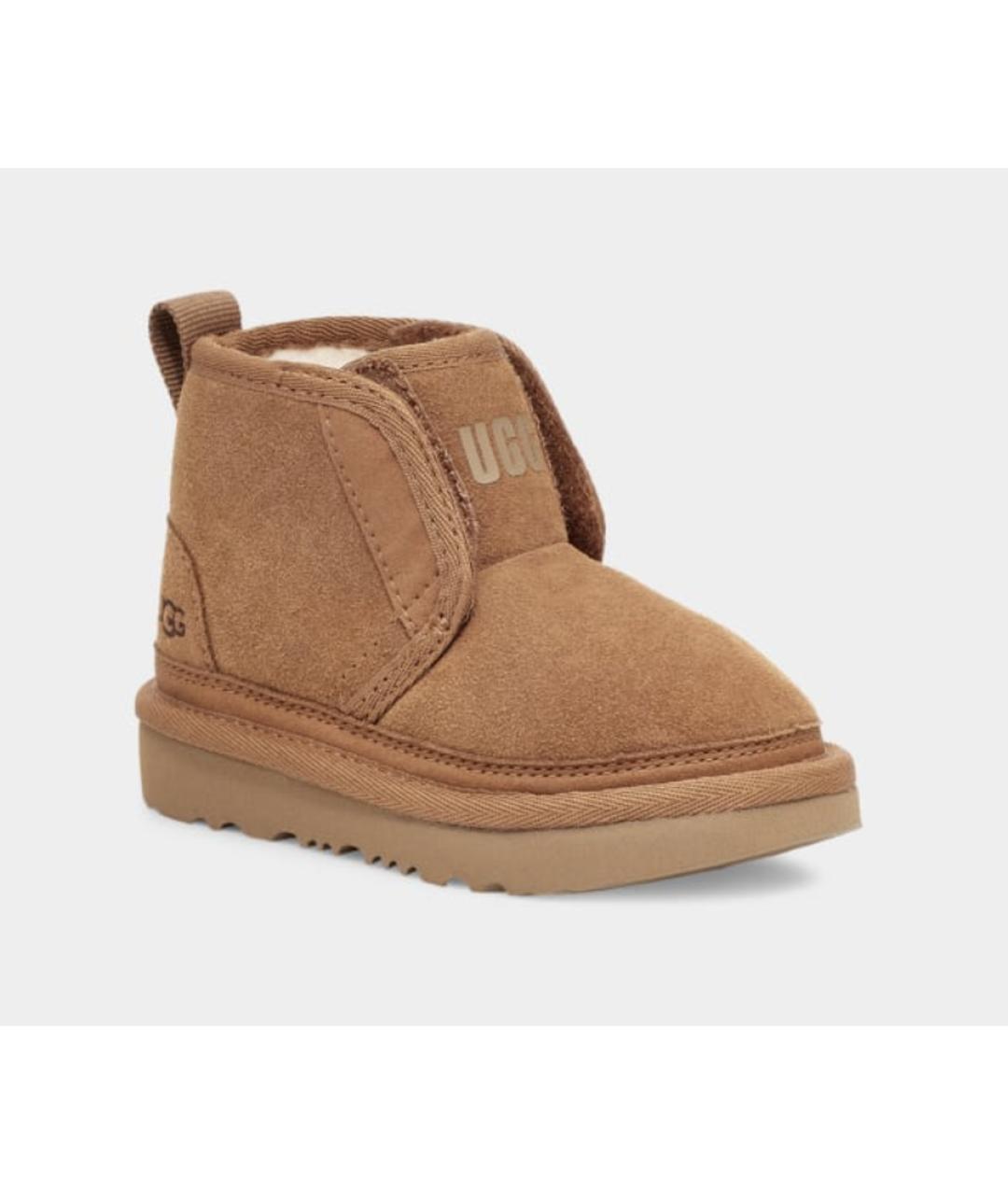 UGG AUSTRALIA Коричневые замшевые сапоги, фото 2