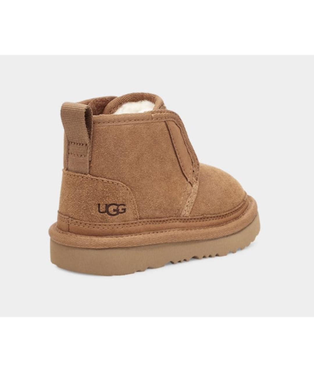 UGG AUSTRALIA Коричневые замшевые сапоги, фото 4