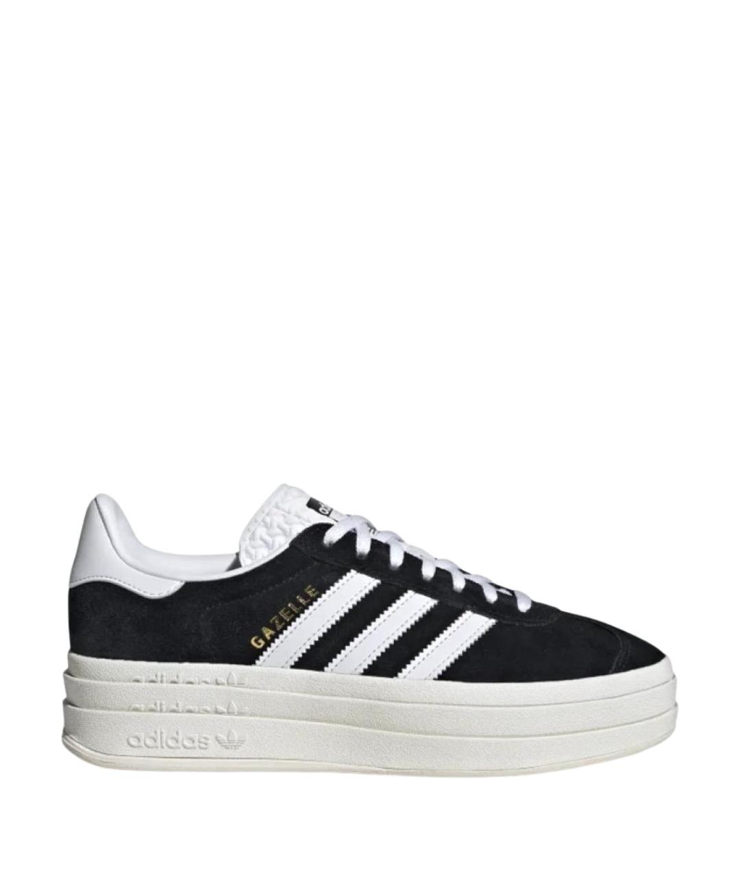 ADIDAS Черные замшевые кеды, фото 1