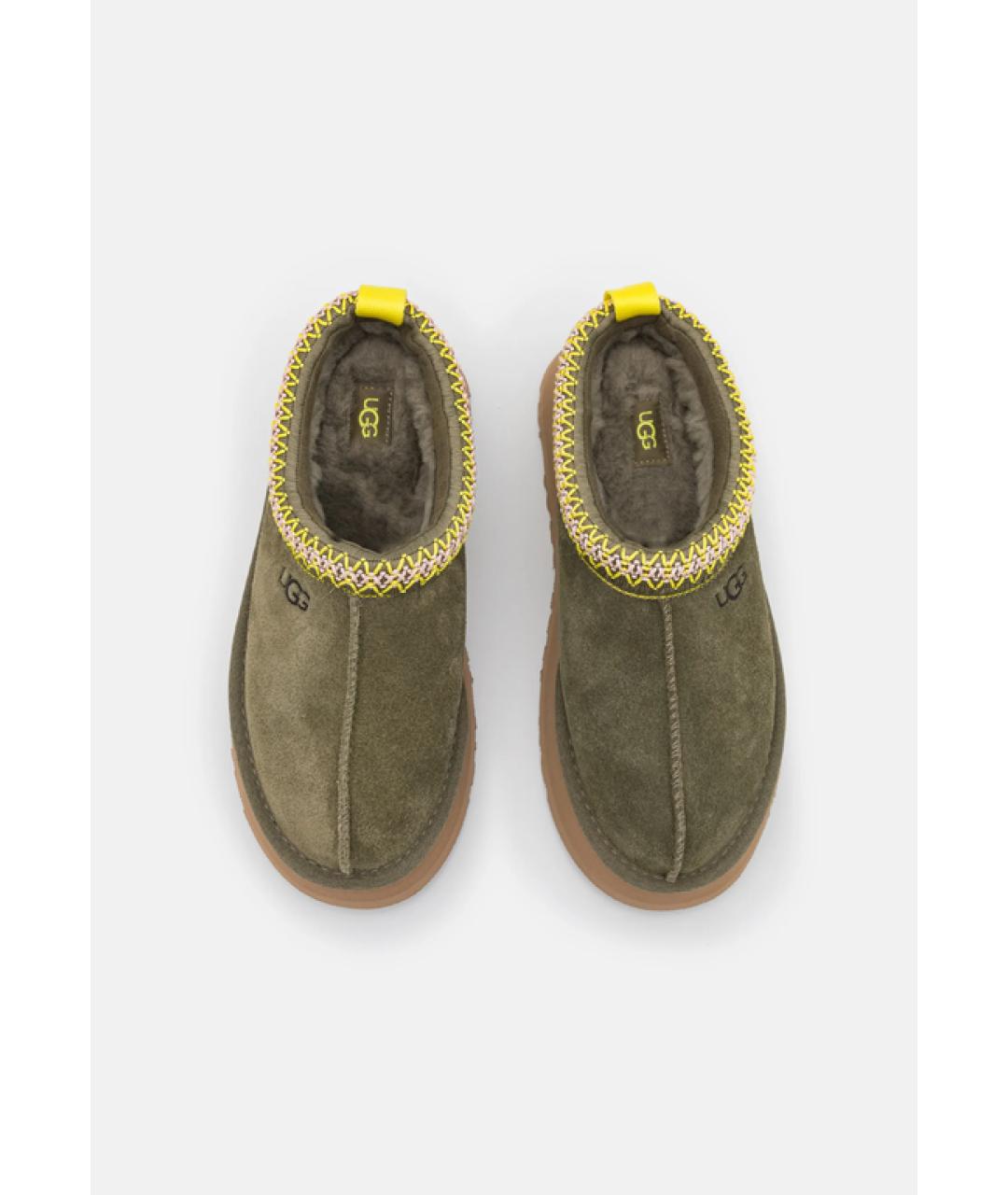 UGG AUSTRALIA Зеленые замшевые сабо, фото 3