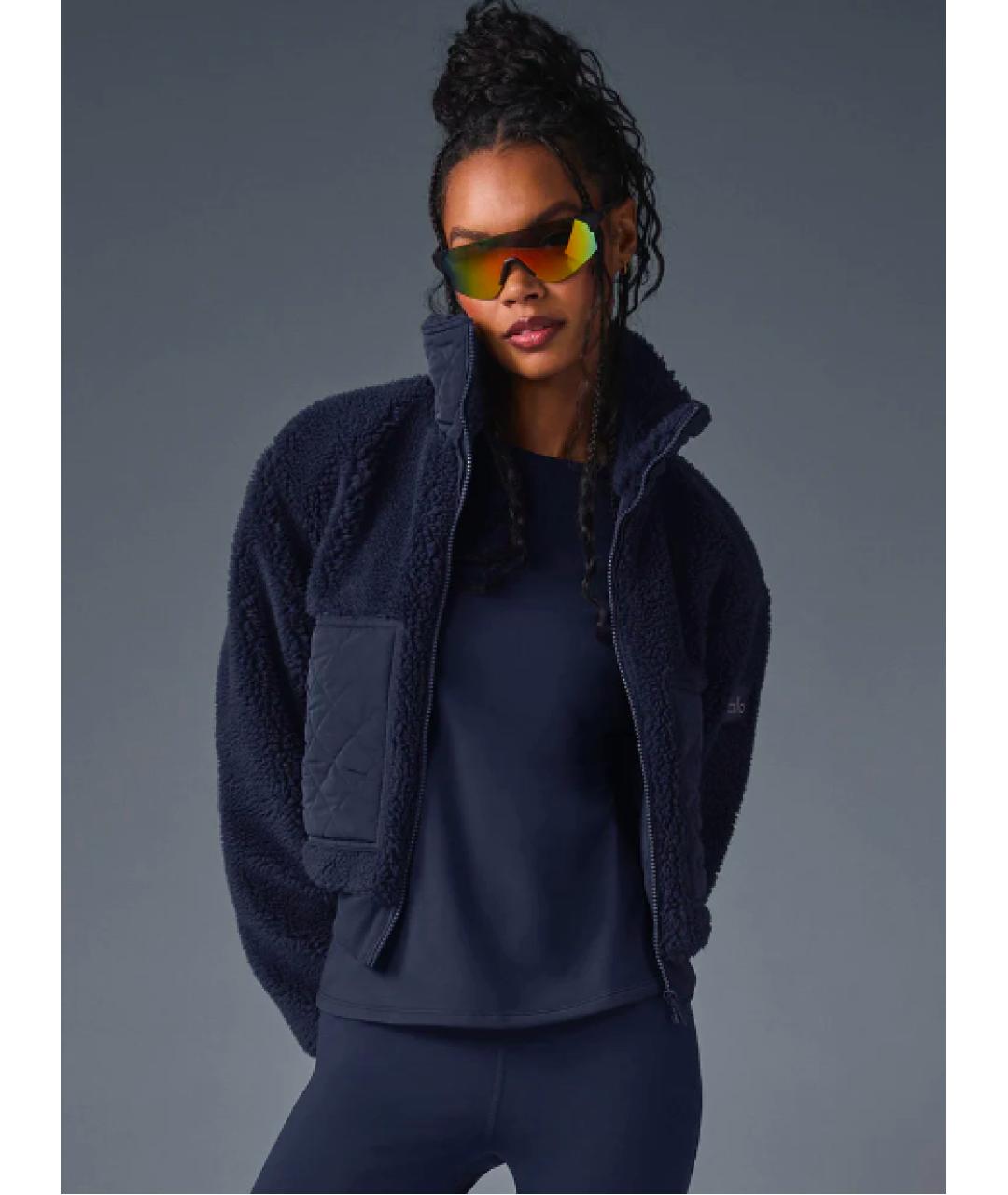 ALO YOGA Темно-синяя куртка, фото 4