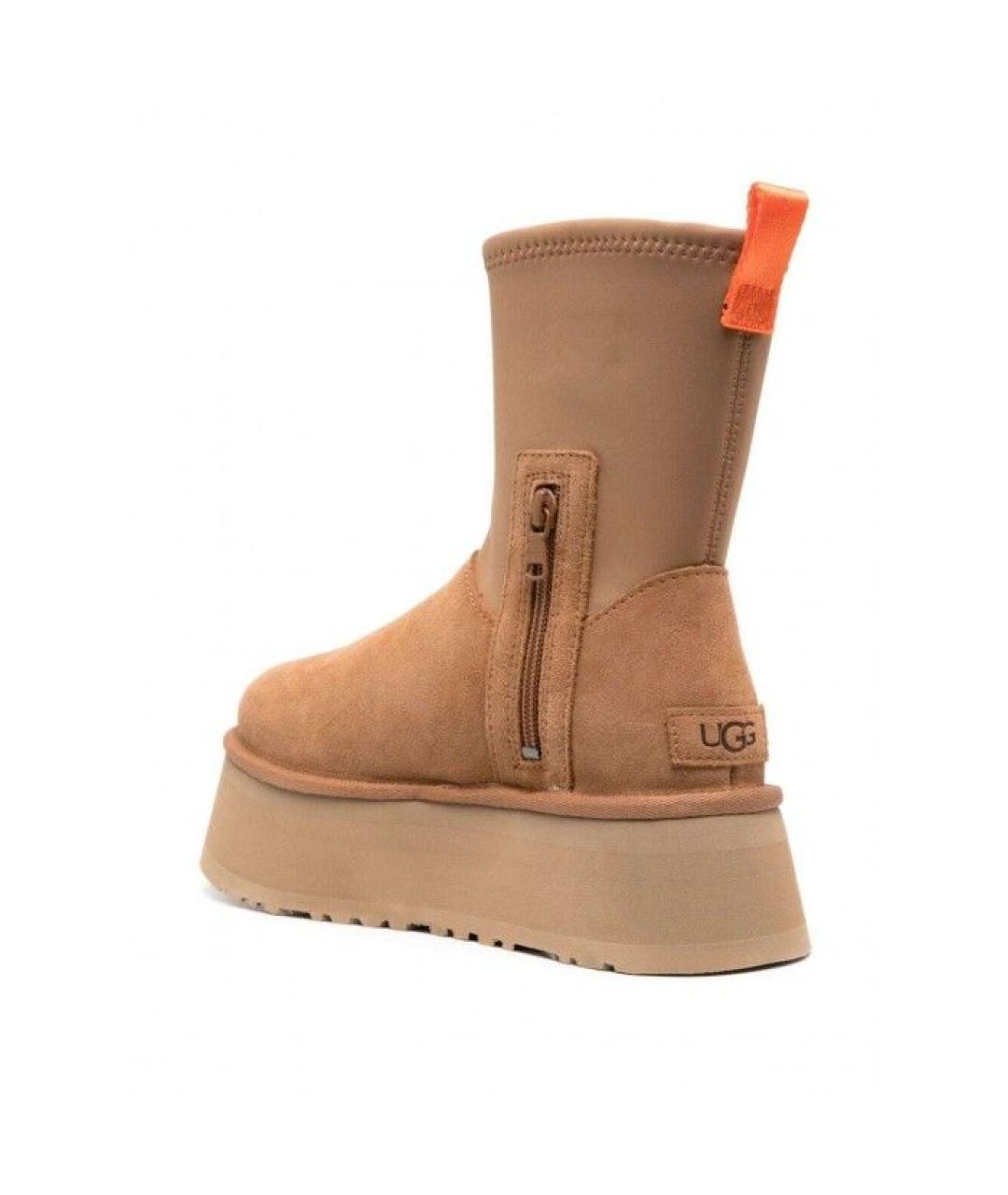 UGG AUSTRALIA Коричневые замшевые сапоги, фото 2