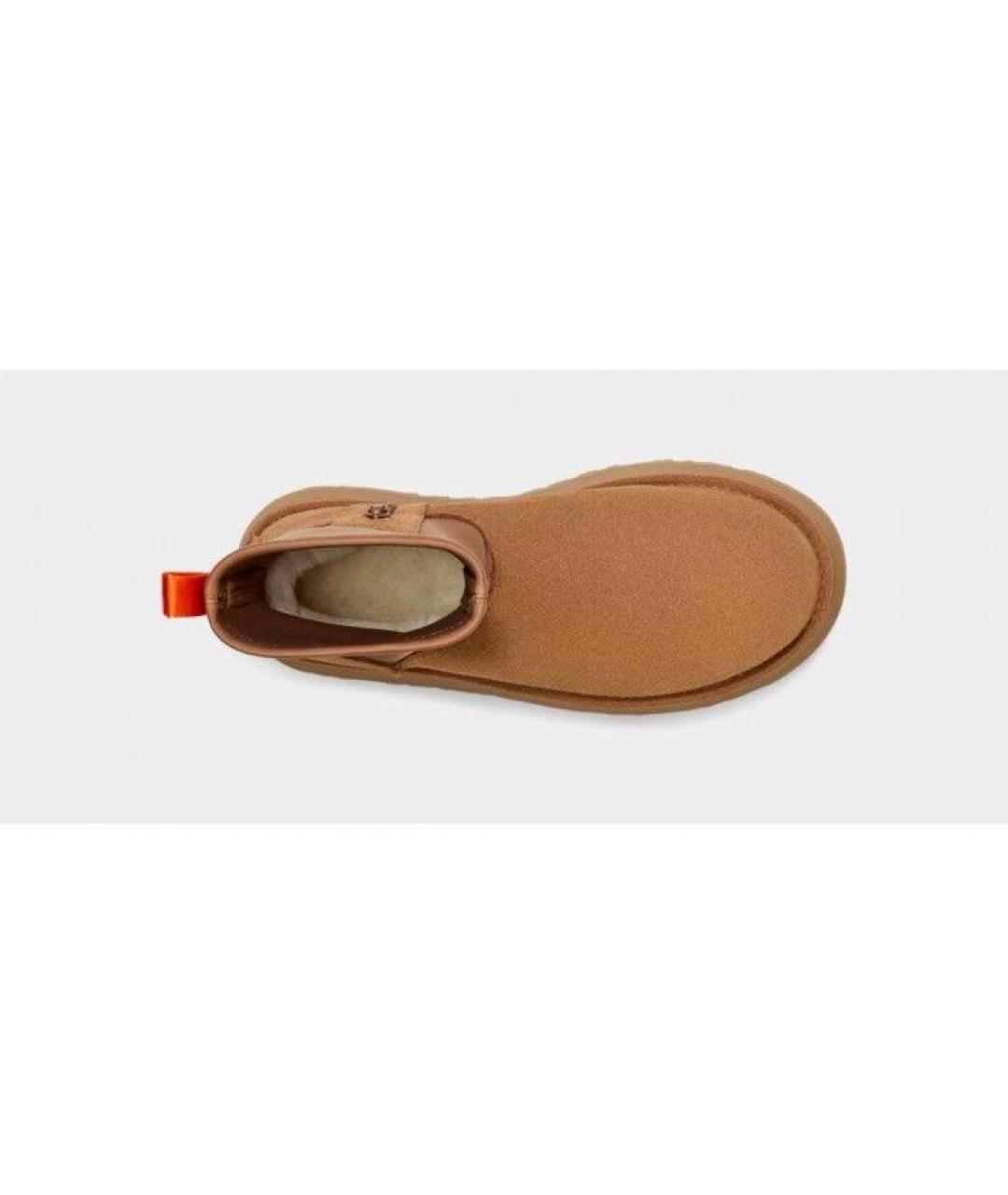 UGG AUSTRALIA Коричневые замшевые сапоги, фото 4