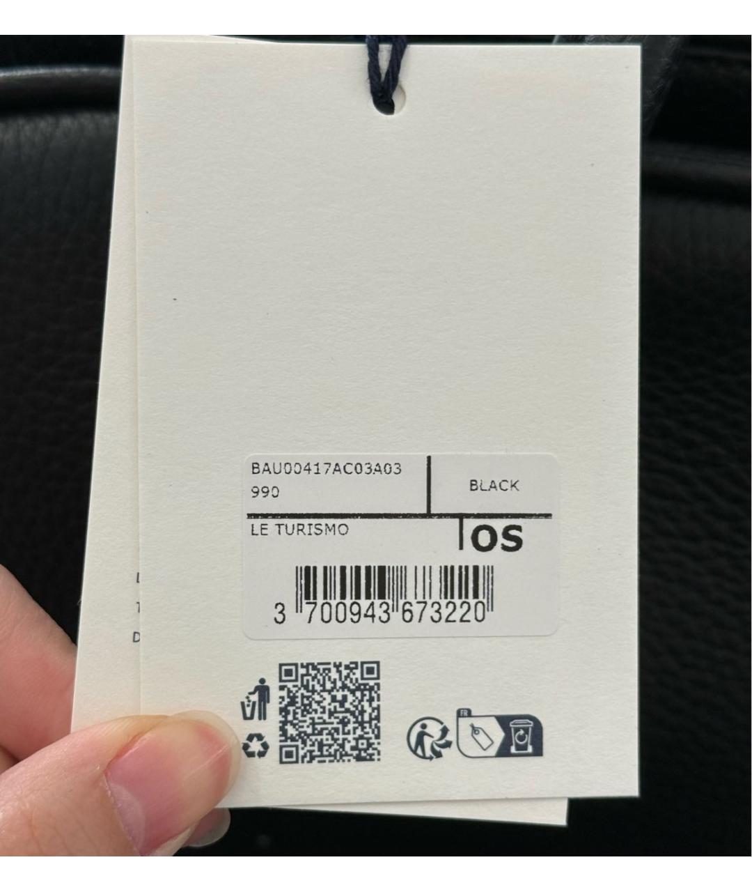 JACQUEMUS Черная кожаная сумка тоут, фото 5