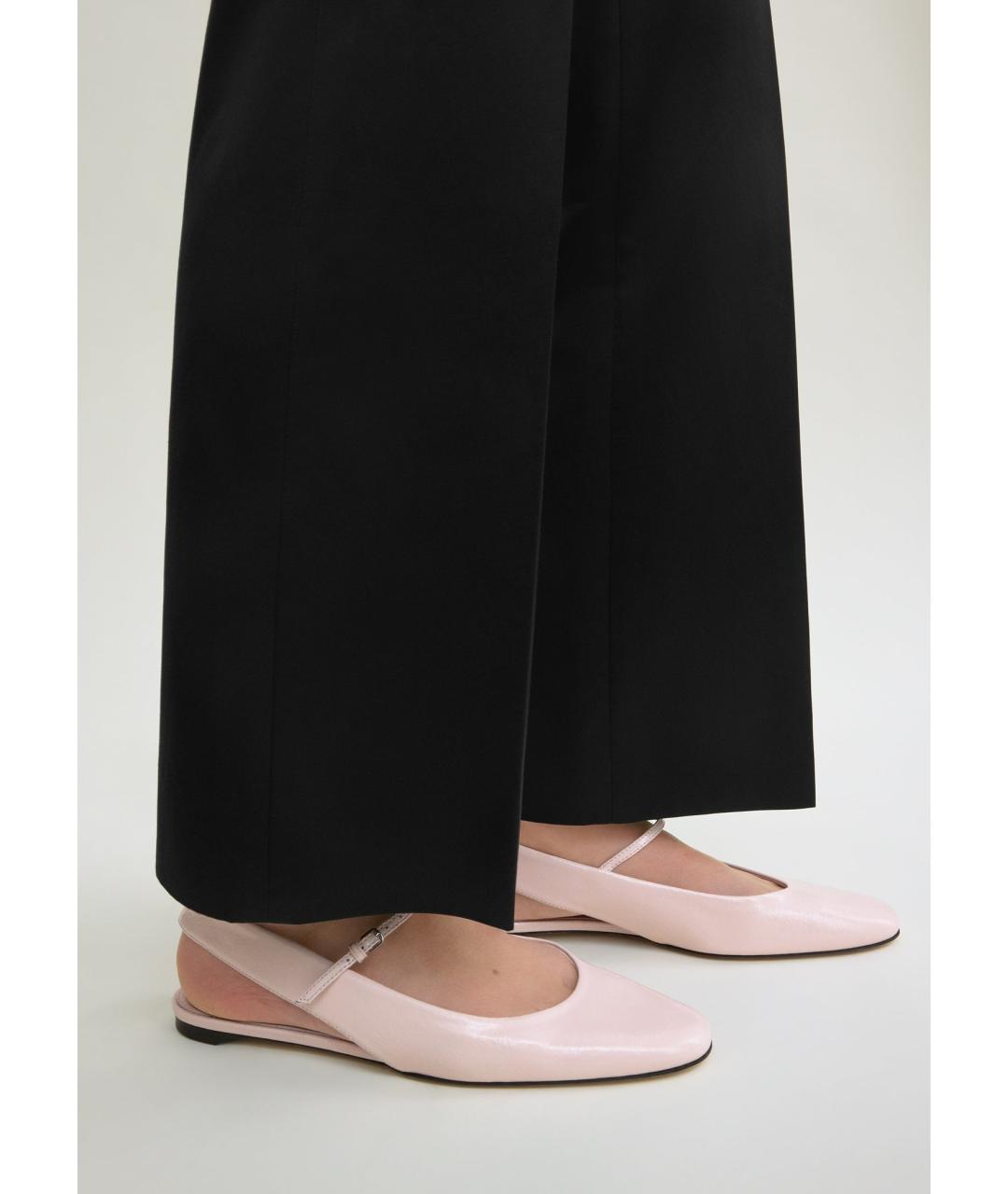 TOTEME Розовые кожаные балетки, фото 3
